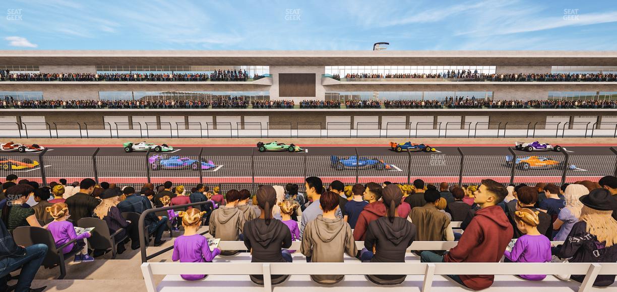 Circuit of The Americas - Section Main Grandstand Loge 18 A Seat View
