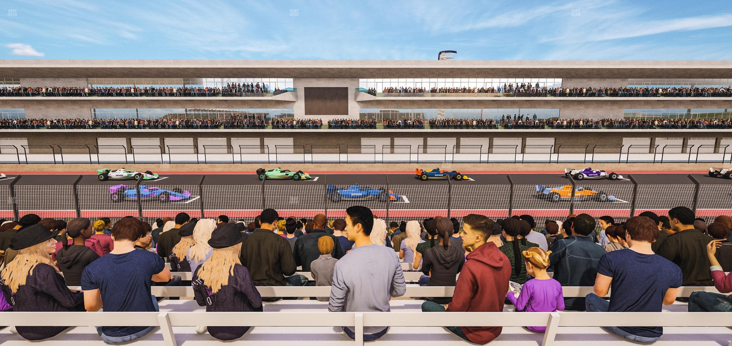 Circuit of The Americas - Section Main Grandstand Loge 18 B Seat View