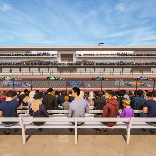 Circuit of The Americas - Section Main Grandstand Loge 18 B Seat View