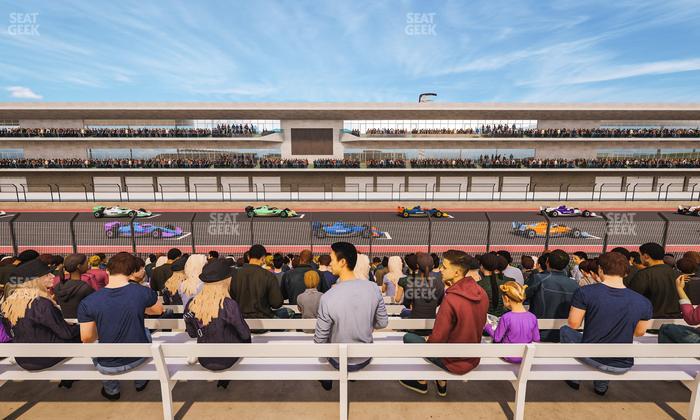 Circuit of The Americas - Section Main Grandstand Loge 18 B Seat View