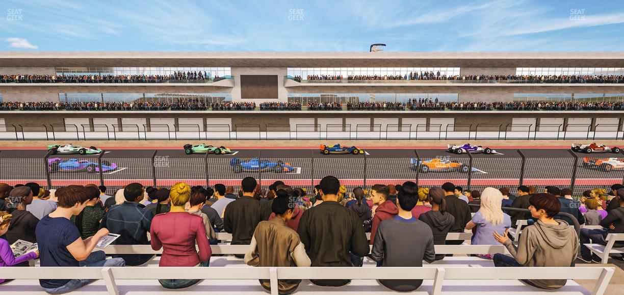 Circuit of The Americas - Section Main Grandstand Loge 18 C Seat View