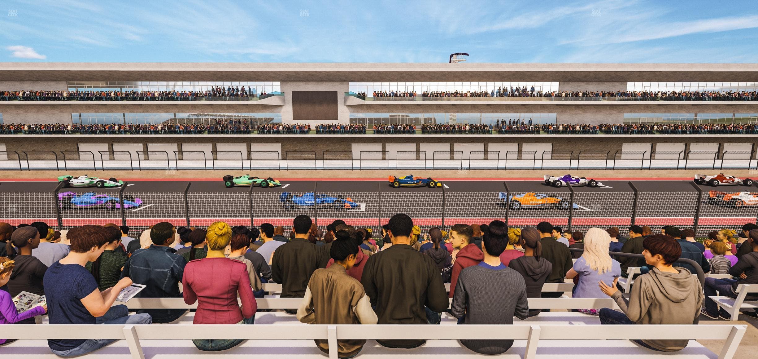 Circuit of The Americas - Section Main Grandstand Loge 18 C Seat View