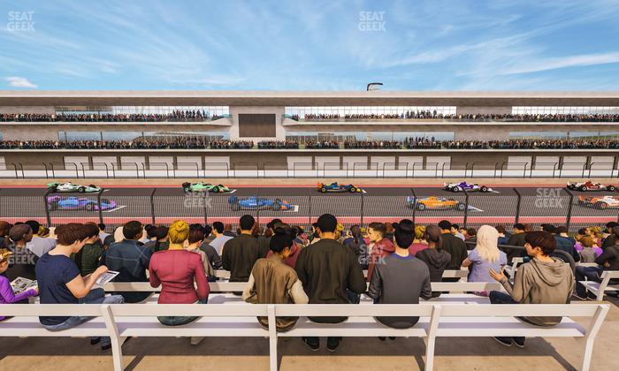 Circuit of The Americas - Section Main Grandstand Loge 18 C Seat View