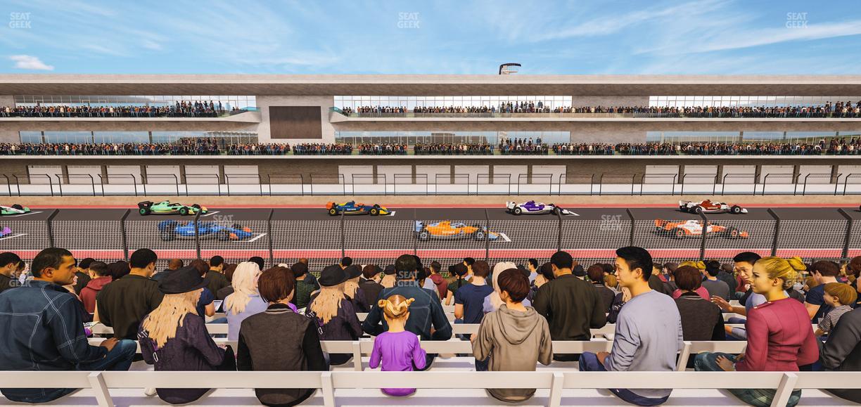 Circuit of The Americas - Section Main Grandstand Loge 19 B Seat View