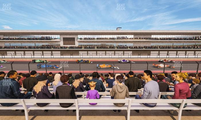 Circuit of The Americas - Section Main Grandstand Loge 19 B Seat View