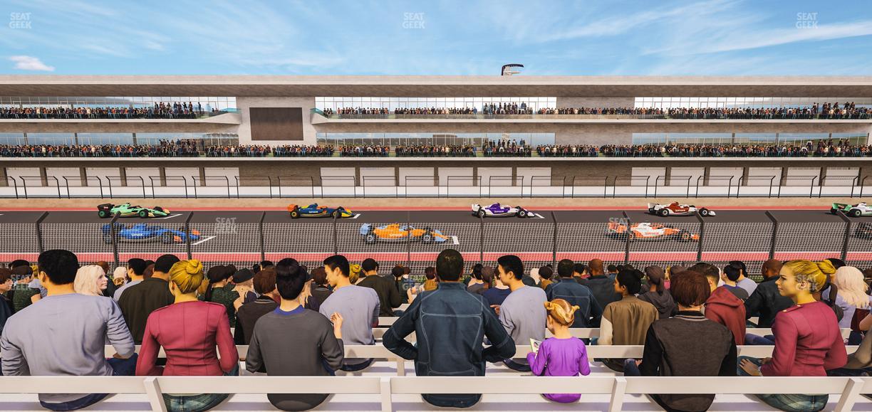 Circuit of The Americas - Section Main Grandstand Loge 19 C Seat View