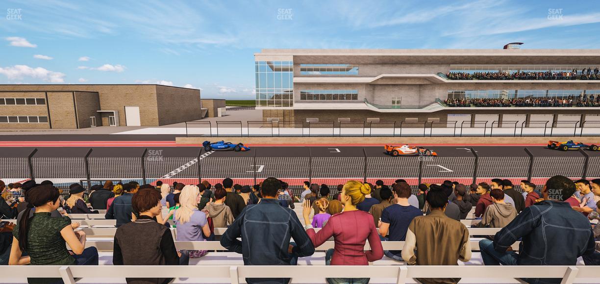 Circuit of The Americas - Section Main Grandstand Loge 2 B Seat View