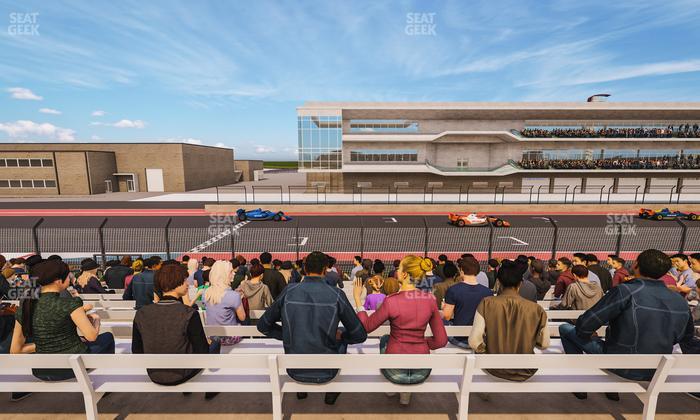 Circuit of The Americas - Section Main Grandstand Loge 2 B Seat View
