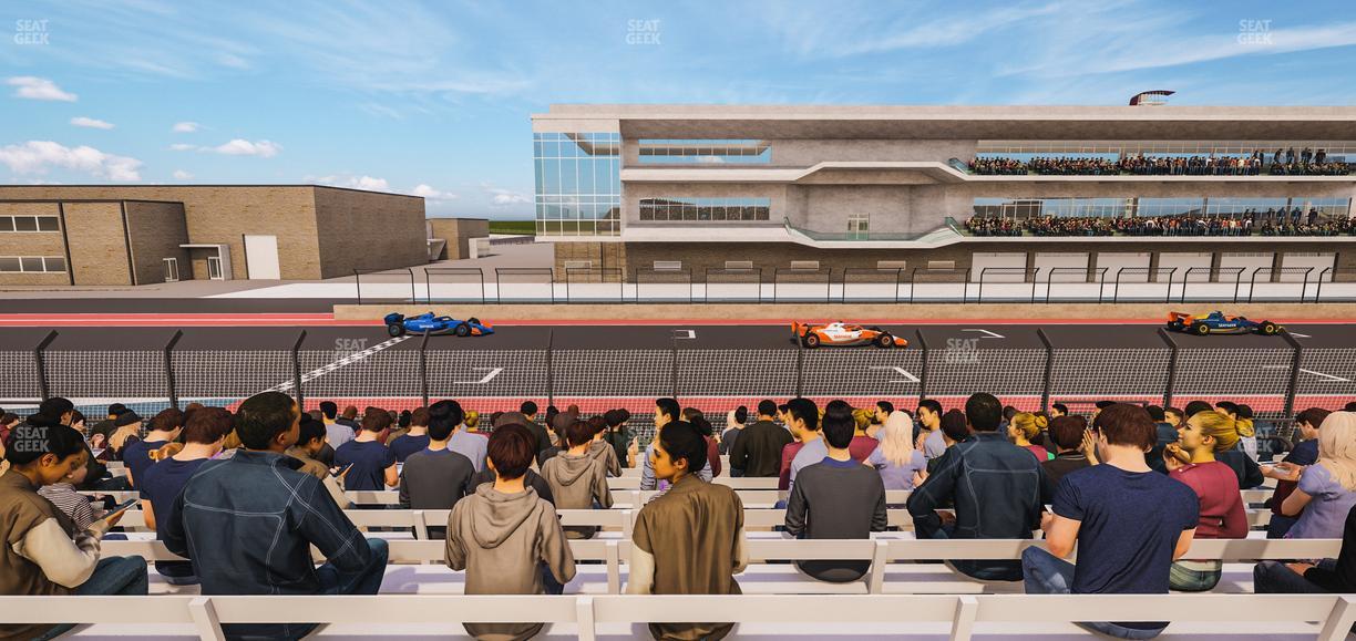 Circuit of The Americas - Section Main Grandstand Loge 2 C Seat View