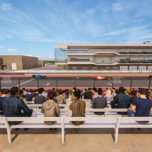 Circuit of The Americas - Section Main Grandstand Loge 2 C Seat View