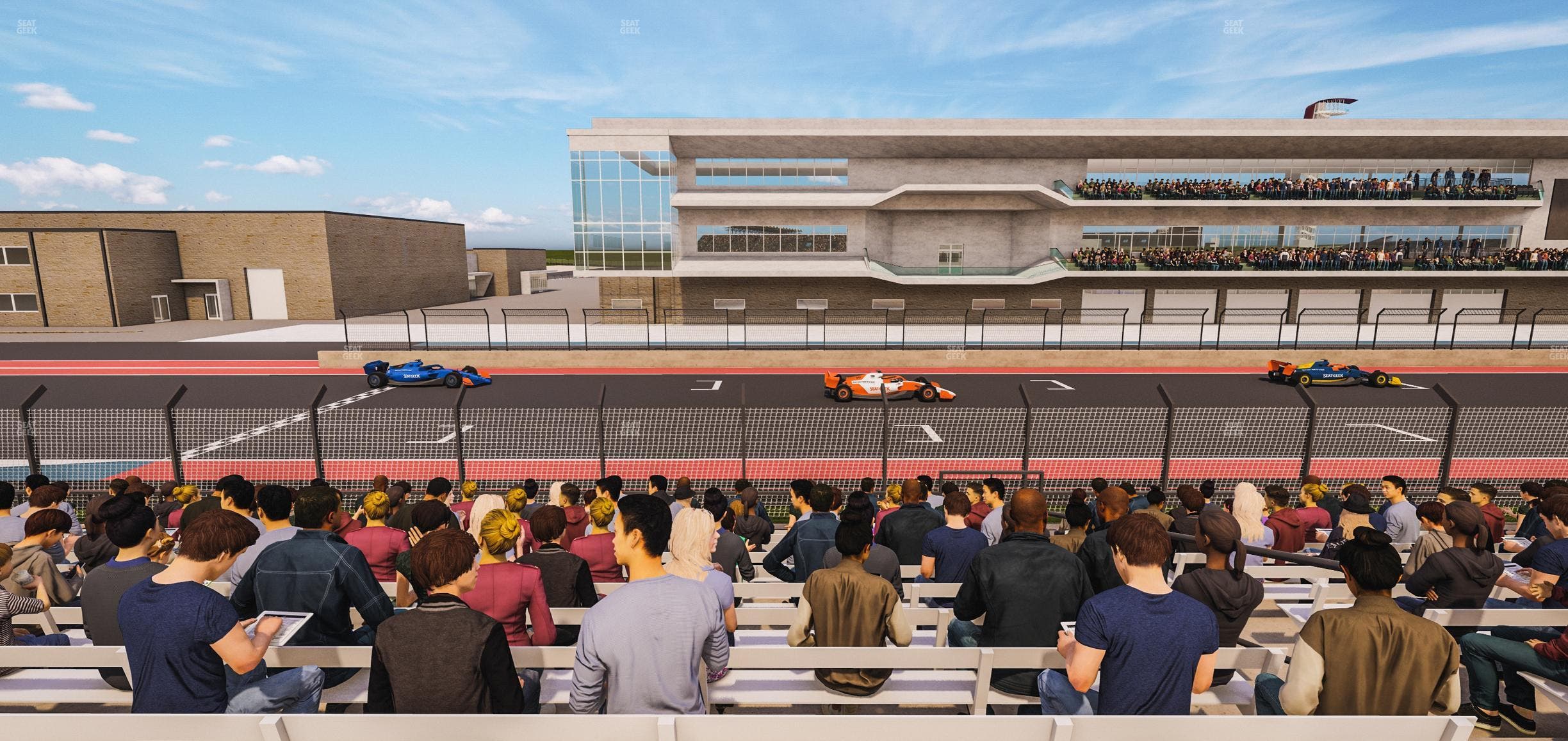 Circuit of The Americas - Section Main Grandstand Loge 2 D Seat View