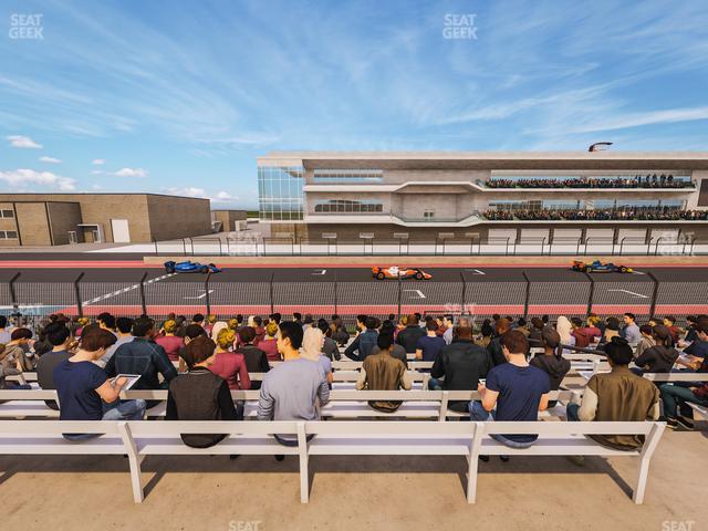 Circuit of The Americas - Section Main Grandstand Loge 2 D Seat View