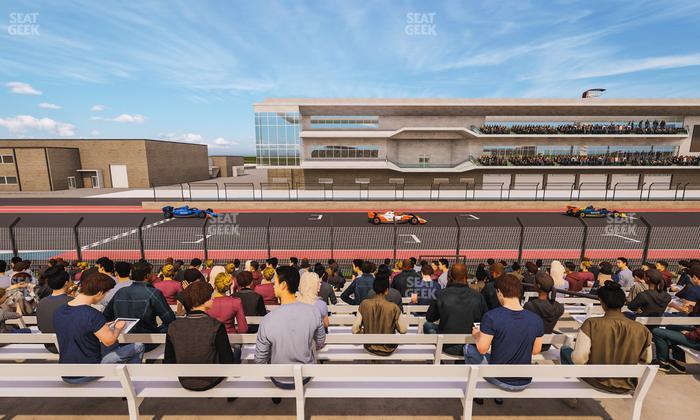 Circuit of The Americas - Section Main Grandstand Loge 2 D Seat View