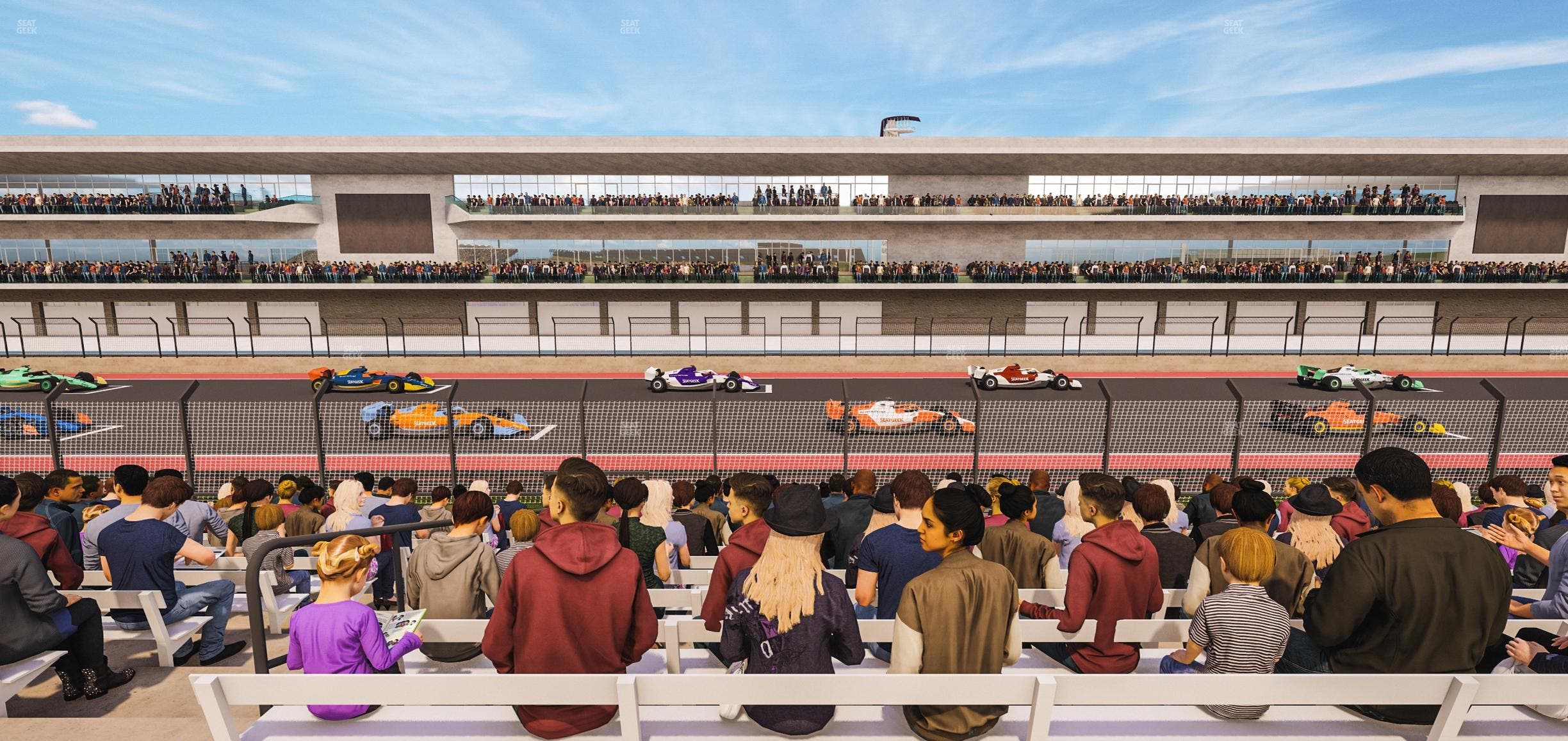 Circuit of The Americas - Section Main Grandstand Loge 20 A Seat View