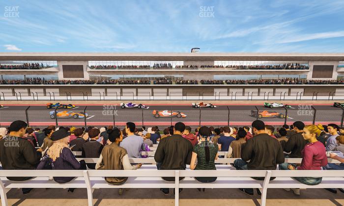 Circuit of The Americas - Section Main Grandstand Loge 20 B Seat View