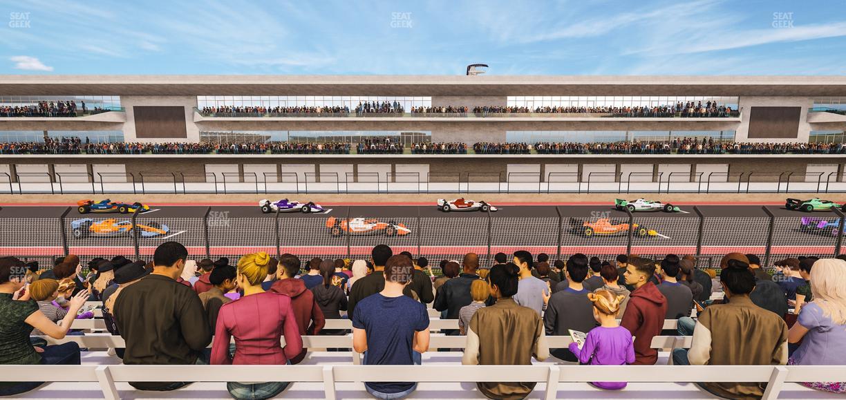 Circuit of The Americas - Section Main Grandstand Loge 20 C Seat View