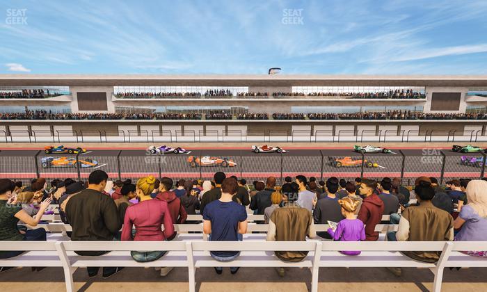 Circuit of The Americas - Section Main Grandstand Loge 20 C Seat View