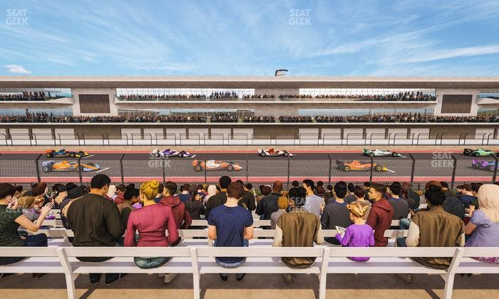 Circuit of The Americas - Section Main Grandstand Loge 20 C Seat View