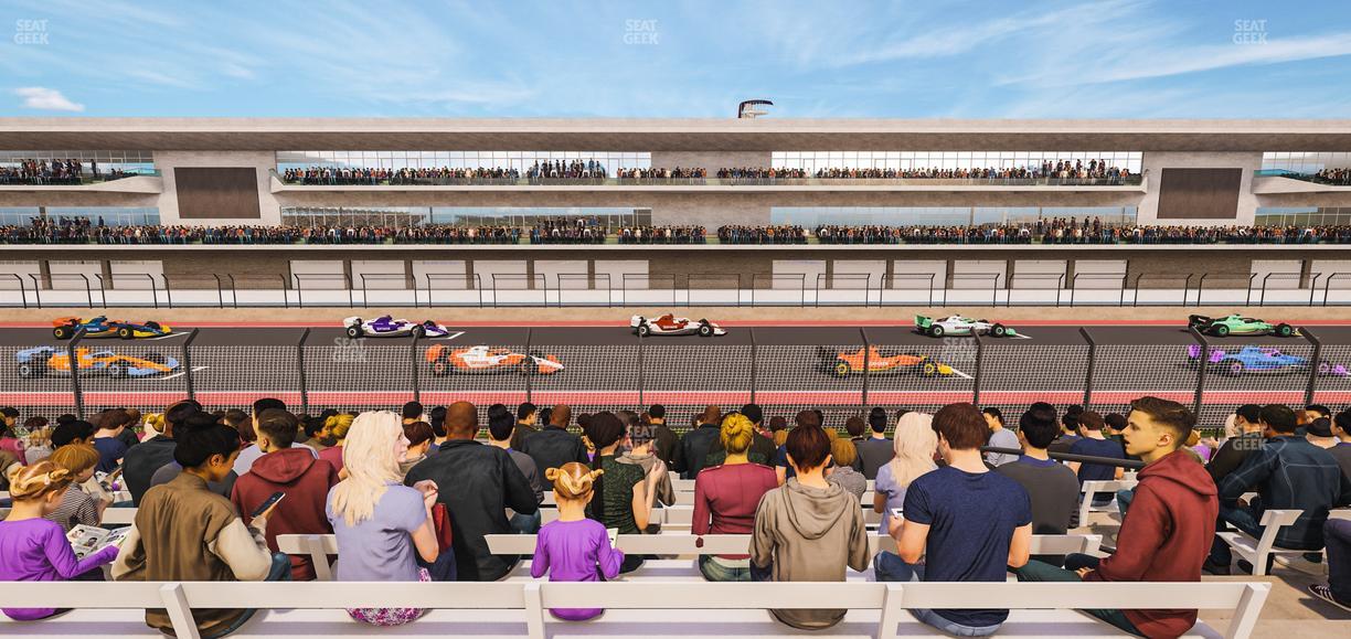 Circuit of The Americas - Section Main Grandstand Loge 20 D Seat View