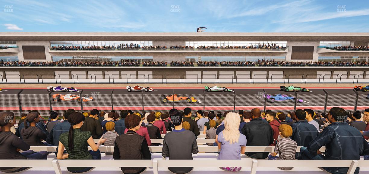 Circuit of The Americas - Section Main Grandstand Loge 21 B Seat View
