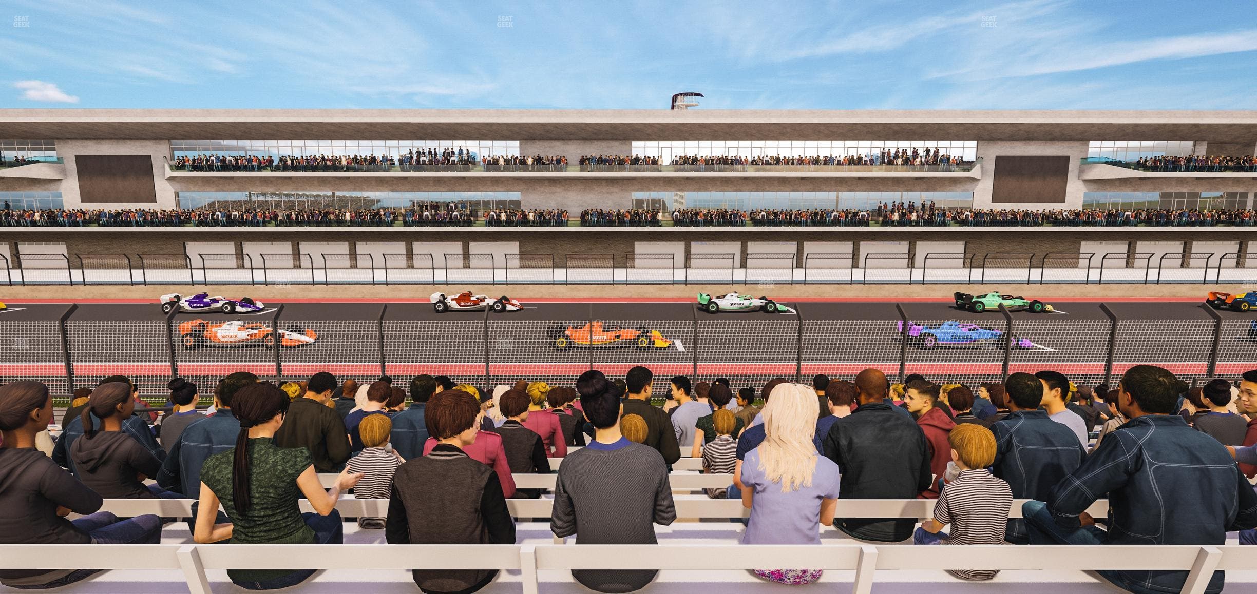 Circuit of The Americas - Section Main Grandstand Loge 21 B Seat View
