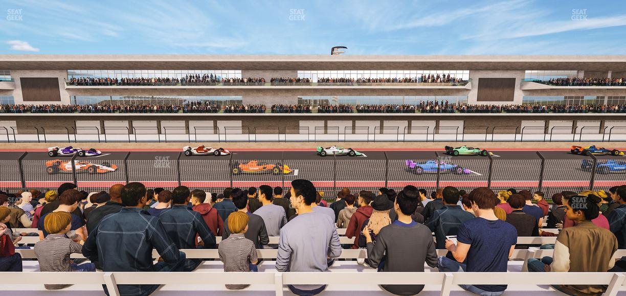 Circuit of The Americas - Section Main Grandstand Loge 21 C Seat View