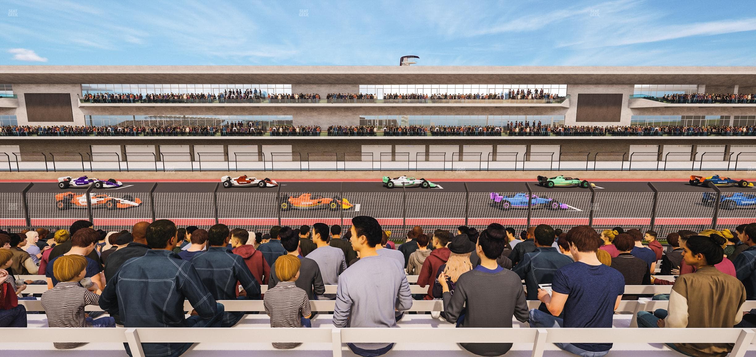 Circuit of The Americas - Section Main Grandstand Loge 21 C Seat View