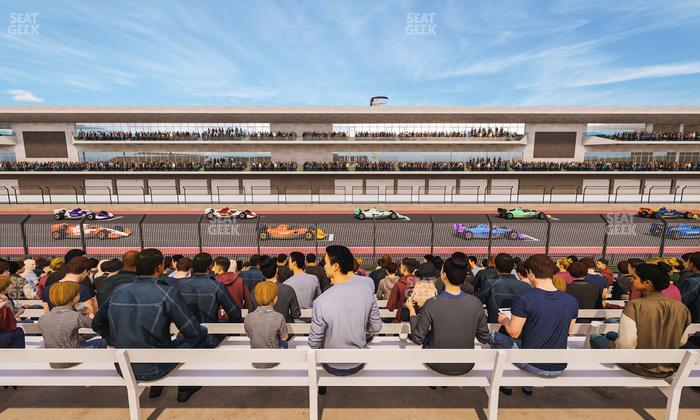 Circuit of The Americas - Section Main Grandstand Loge 21 C Seat View