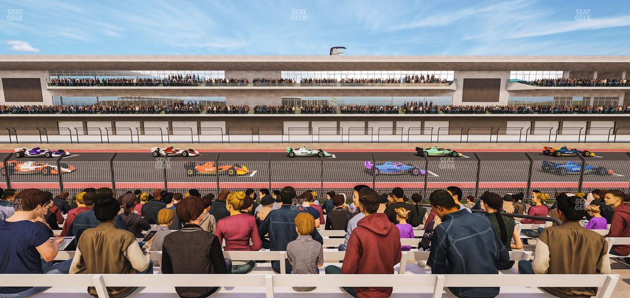 Circuit of The Americas - Section Main Grandstand Loge 21 D Seat View