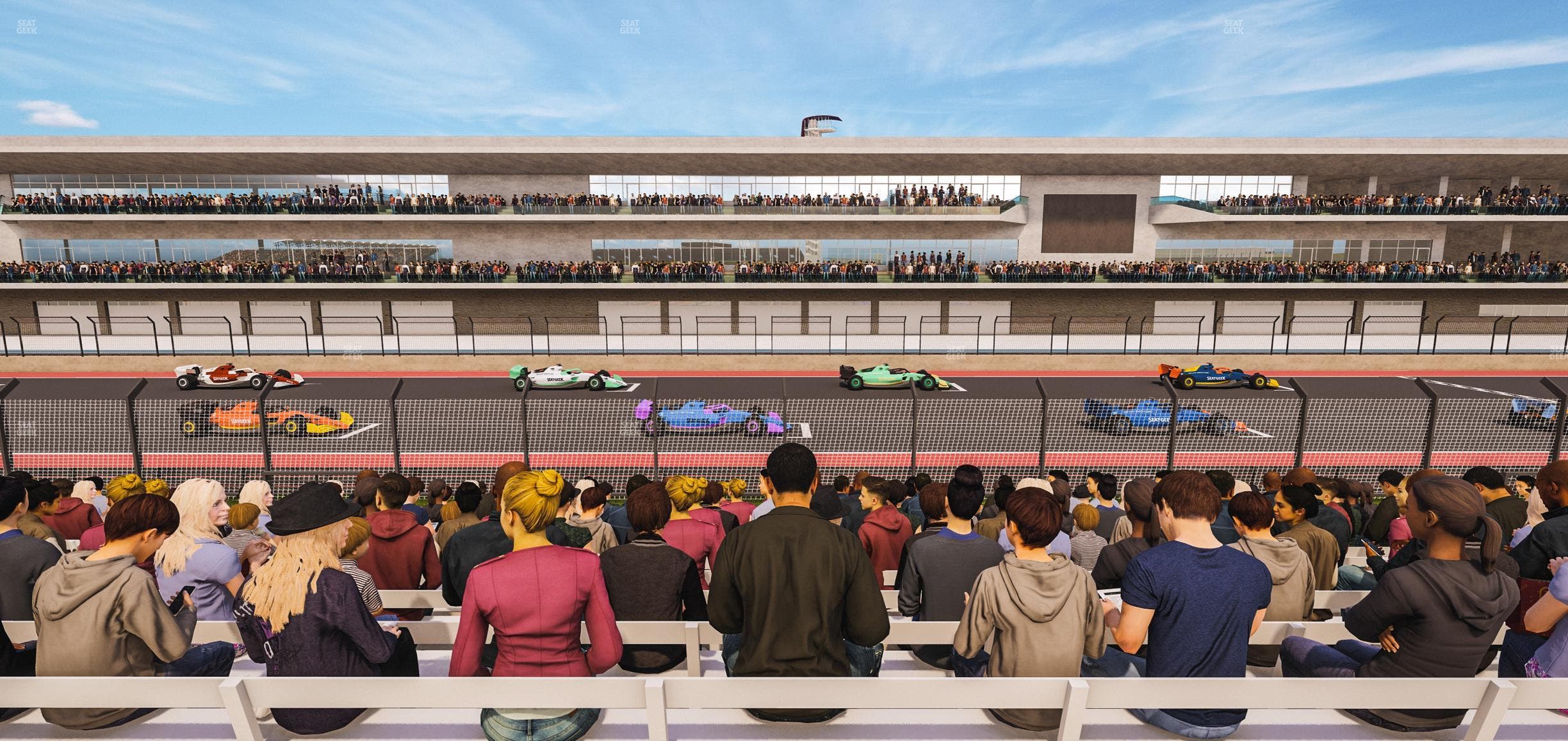 Circuit of The Americas - Section Main Grandstand Loge 22 B Seat View