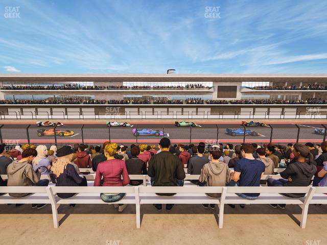 Circuit of The Americas - Section Main Grandstand Loge 22 B Seat View