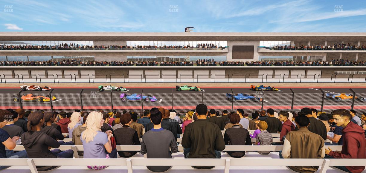 Circuit of The Americas - Section Main Grandstand Loge 22 C Seat View