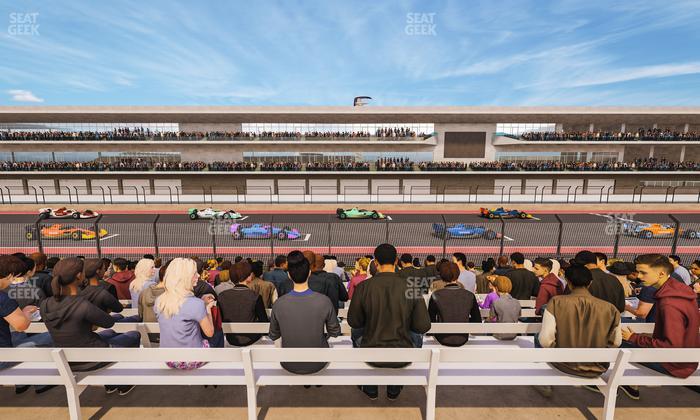 Circuit of The Americas - Section Main Grandstand Loge 22 C Seat View
