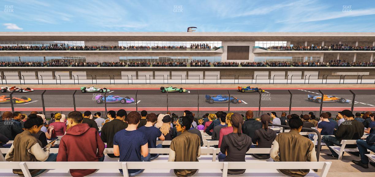 Circuit of The Americas - Section Main Grandstand Loge 22 D Seat View