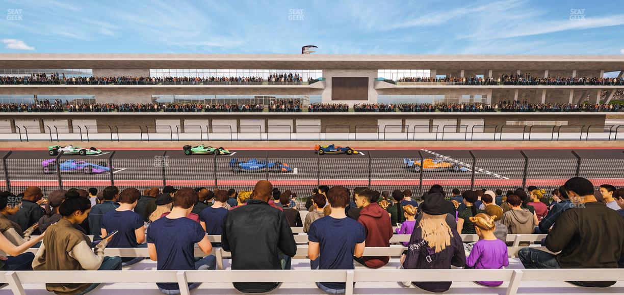 Circuit of The Americas - Section Main Grandstand Loge 23 B Seat View