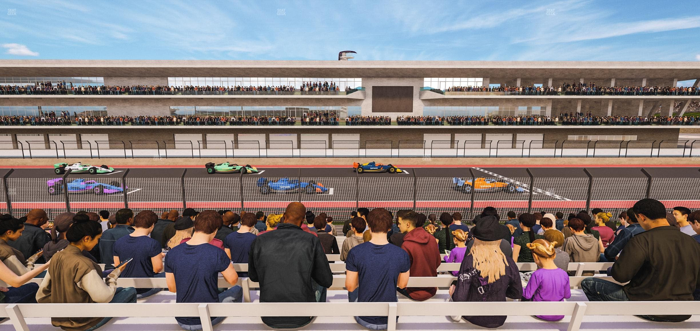 Circuit of The Americas - Section Main Grandstand Loge 23 B Seat View