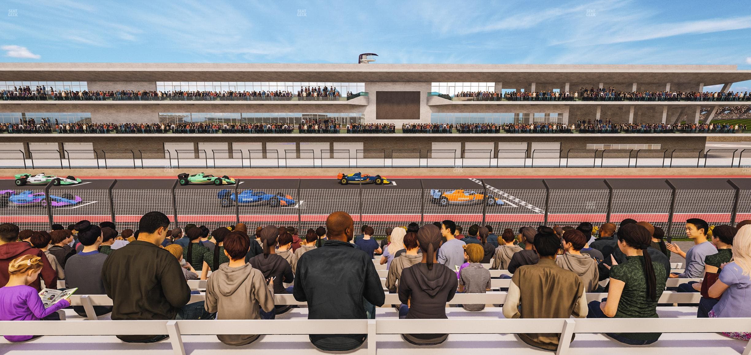 Circuit of The Americas - Section Main Grandstand Loge 23 C Seat View