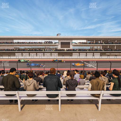 Circuit of The Americas - Section Main Grandstand Loge 23 C Seat View