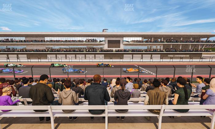 Circuit of The Americas - Section Main Grandstand Loge 23 C Seat View