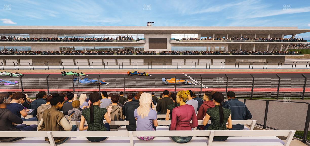 Circuit of The Americas - Section Main Grandstand Loge 23 D Seat View