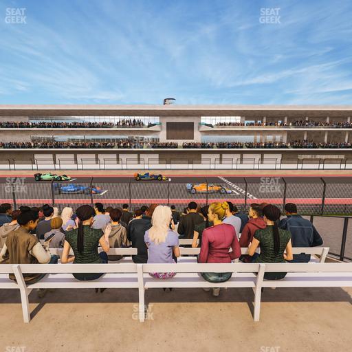 Circuit of The Americas - Section Main Grandstand Loge 23 D Seat View