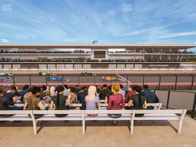Circuit of The Americas - Section Main Grandstand Loge 23 D Seat View
