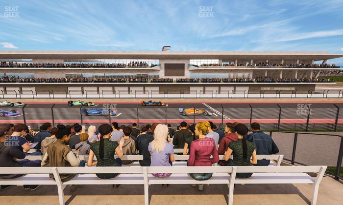 Circuit of The Americas - Section Main Grandstand Loge 23 D Seat View