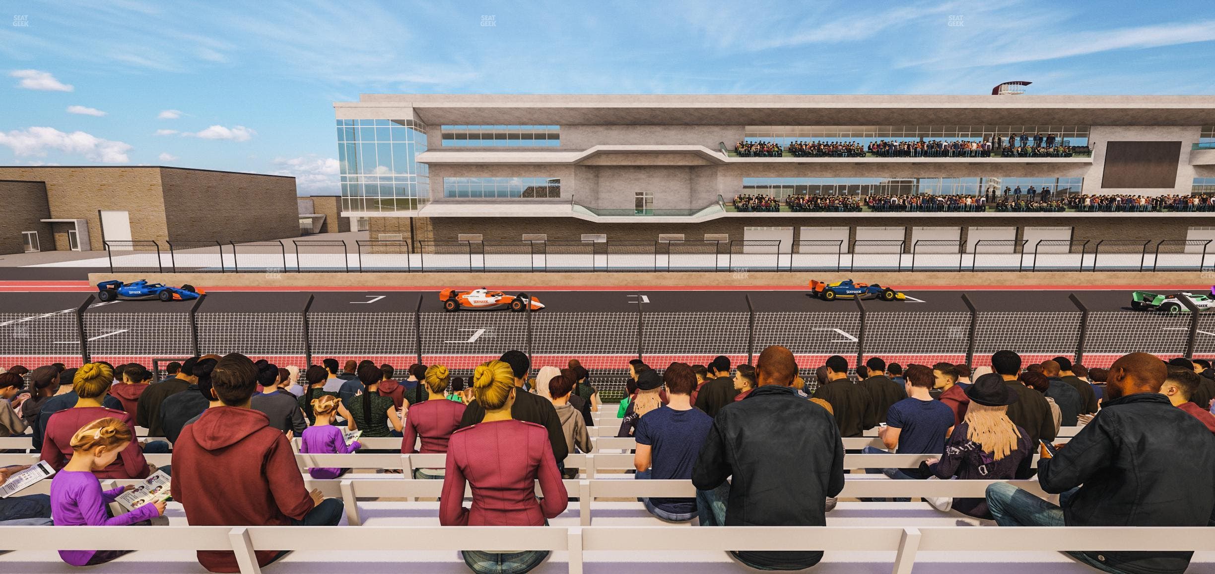 Circuit of The Americas - Section Main Grandstand Loge 3 B Seat View