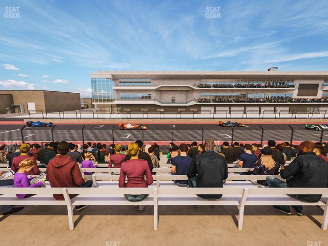 Circuit of The Americas - Section Main Grandstand Loge 3 B Seat View