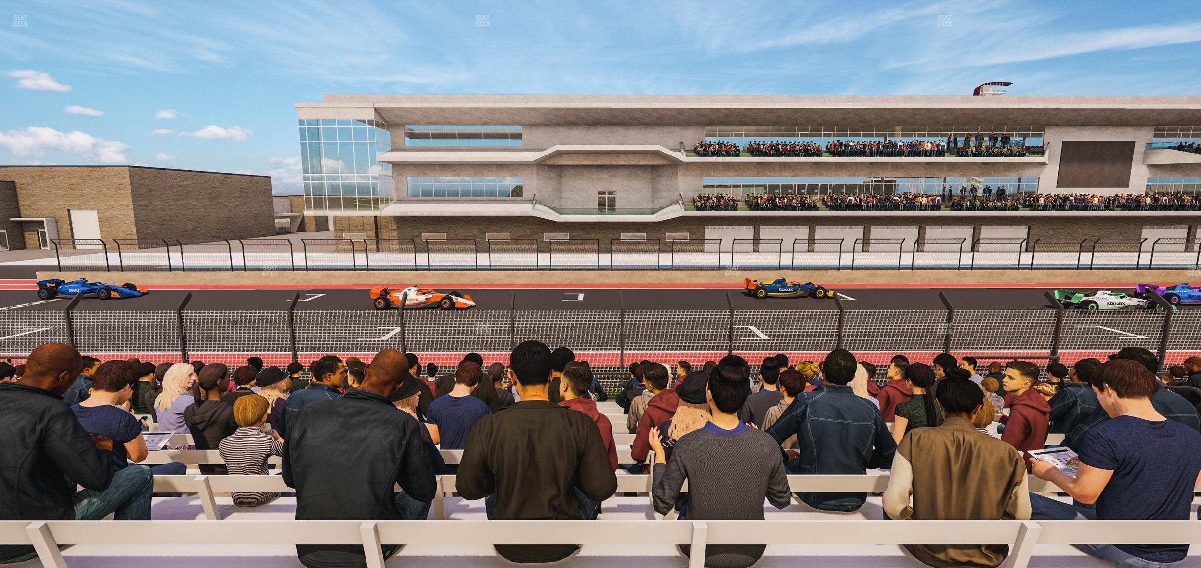 Circuit of The Americas - Section Main Grandstand Loge 3 C Seat View