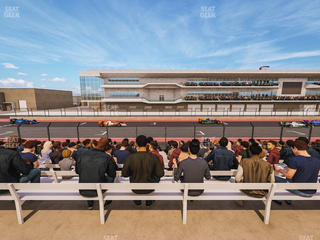 Circuit of The Americas - Section Main Grandstand Loge 3 C Seat View