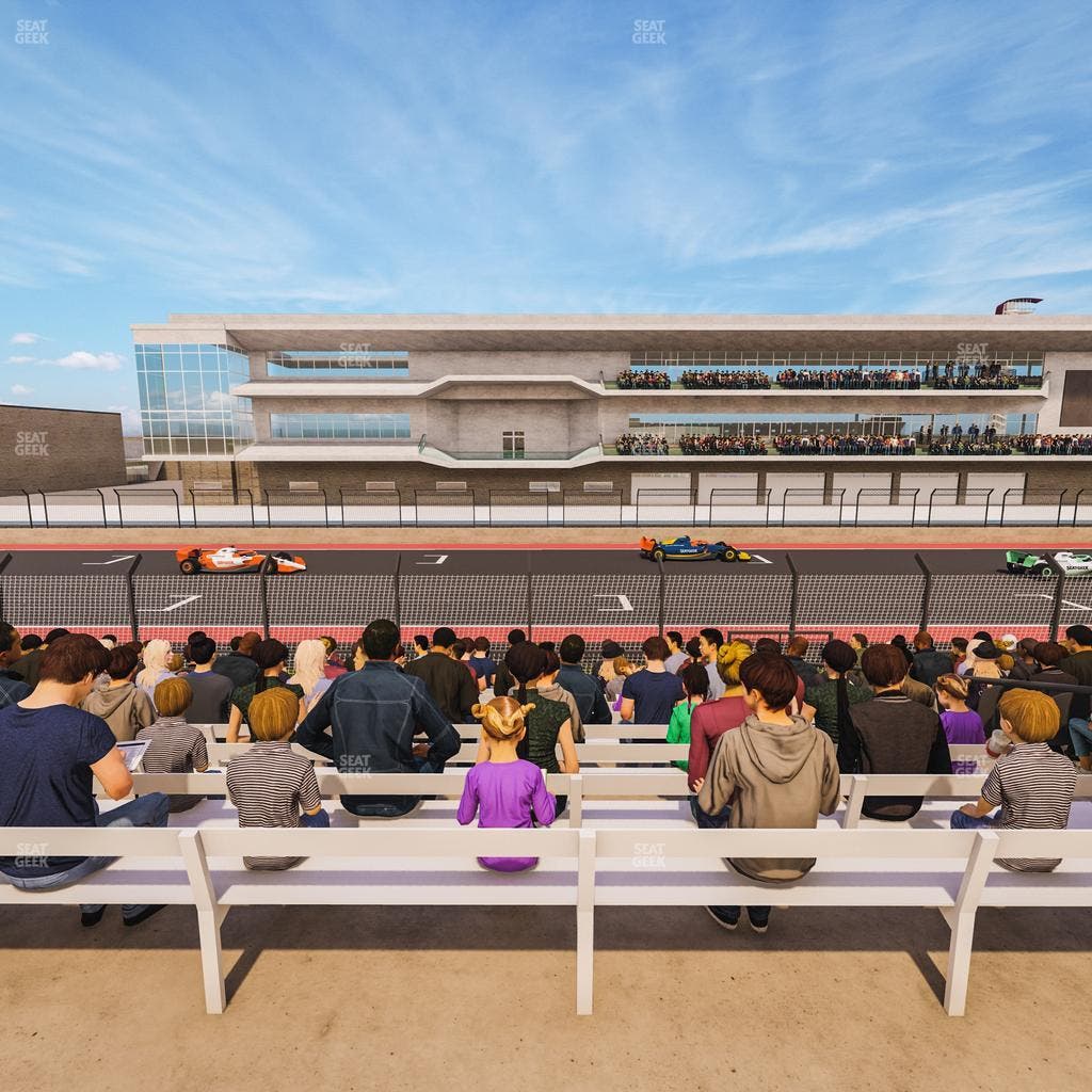 Circuit of The Americas - Section Main Grandstand Loge 3 D Seat View
