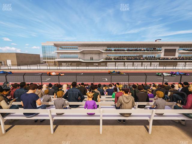 Circuit of The Americas - Section Main Grandstand Loge 3 D Seat View