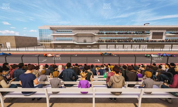Circuit of The Americas - Section Main Grandstand Loge 3 D Seat View